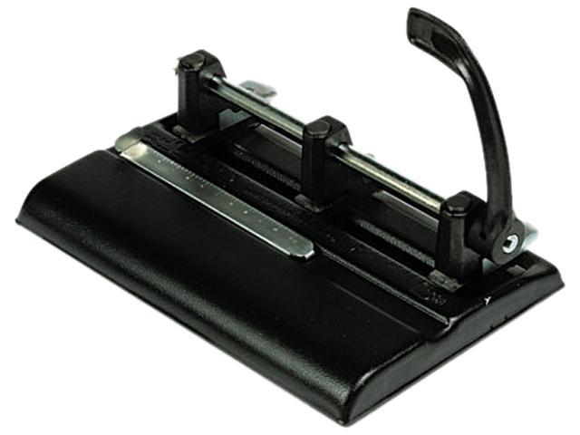 Master Adjustable 40 Sheet 3-Hole Punch, Black  (MAT1325B)