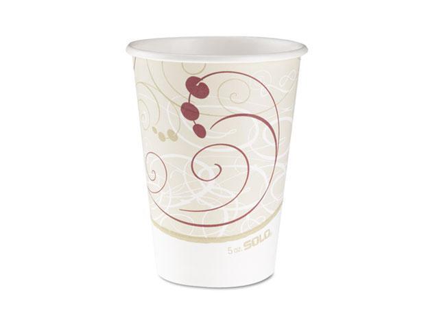 SOLO Cup Company 412SMJ8000PK Hot Cups Symphony Design 12 oz Beige - 50/PK