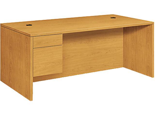 10500 Large 'L' or 'U' Workstation Left 3/4-Height Ped Desk 72w x 36d Harvest