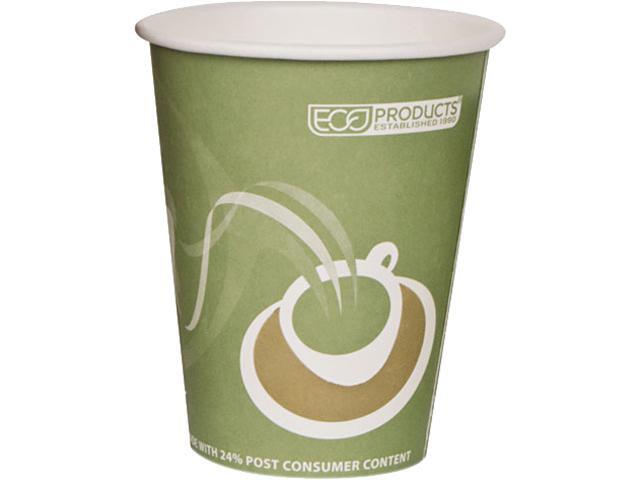 Eco-Products EP-BRHC12-EW 12 oz Evolution PCF World Hot Cups -Sea Green - 1000/Carton
