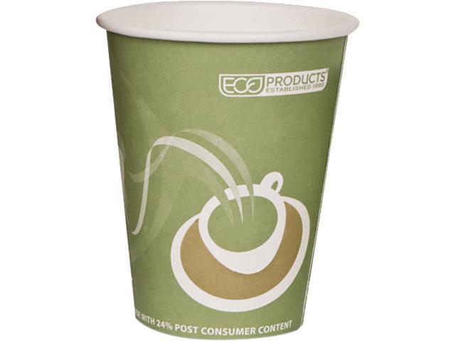 Eco-Products EP-BRHC12-EWPK 12 oz Evolution PCF World Hot Cups -Sea Green - 50/Pack