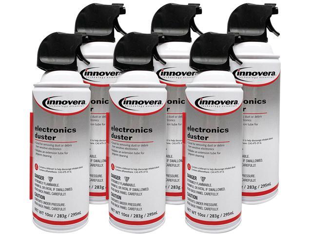 Innovera IVR10016 Compressed Air Duster Cleaner 10 oz Can 6/Pack