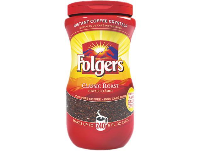 Folgers 2550006923 Classic Roast Instant Coffee Crystals 16 oz