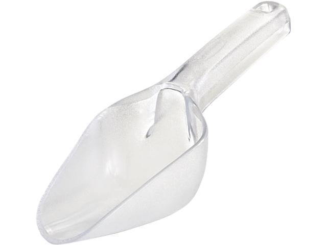 Choice 6 oz. Clear Plastic Utility Scoop