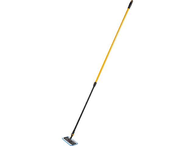 Rubbermaid Commercial 2018824CT Maximizer Overhead Cleaning Tool - Push Button Rotate - 6 / Carton - Black Yellow