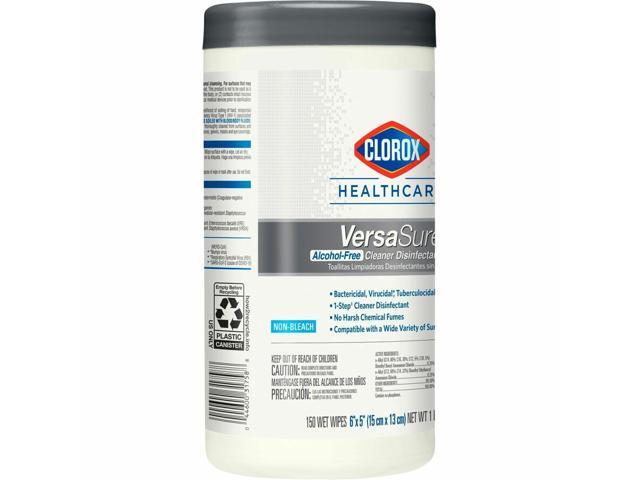 Clorox Healthcare VersaSure Disinfectant Wipes - Ready-To-Use - 8