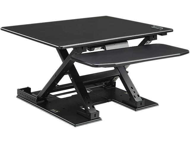 Lorell LLR99552 Electric Desk Riser - Black