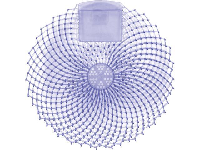 Genuine Joe Eclipse Scented Urinal Screen - Anti-splash, Flexible, Deodorizer, Sturdy - 36 / Carton - Blue