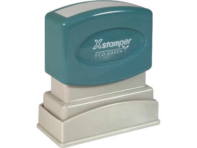 Xstamper Blue PAID Title Stamp - Message Stamp - 