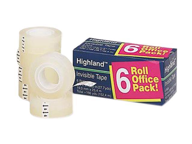 Scotch Permanent Double Sided Tape with Dispenser, 1/2 x 250, 3/Pack  (3136)