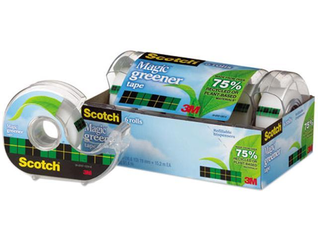 Scotch C40 Tape Dispenser w/ Six Magic Tape Rolls