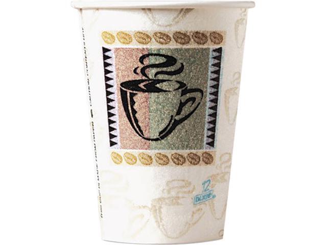 Dixie 5338CD-PK PerfecTouch Hot Cups Paper 8 oz Coffee Dreams Design 50/Pack