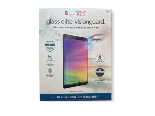 iPad (7th, 8th, and 9th gen) Kids Blue Light Guard Glass Antimicrobial  Screen Protector