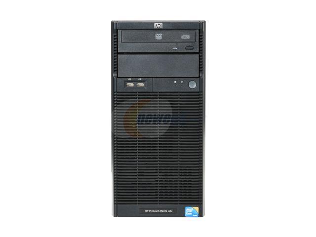 Neweggbusiness Hp Proliant Ml110 G6 Tower Server System Intel Xeon X3430 4 Core 2 40 Ghz 2gb Ddr3 250gb Non Hot Plug Lff 001