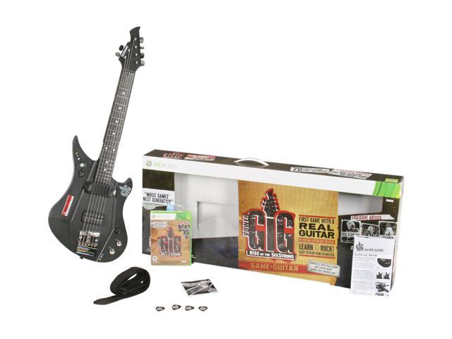 Power Gig: Rise of top the SixString Guitar Bundle Xbox 360 rare