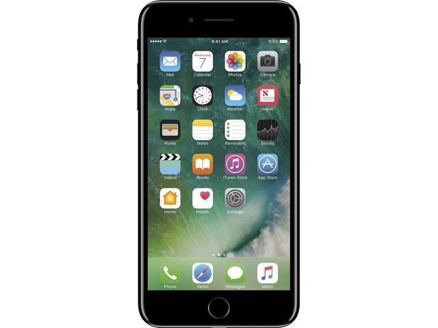 Recertified - Apple iPhone 7 PLUS 4G LTE Unlocked Cell Phone No Accessories 55' Jet Black 256GB 3GB RAM