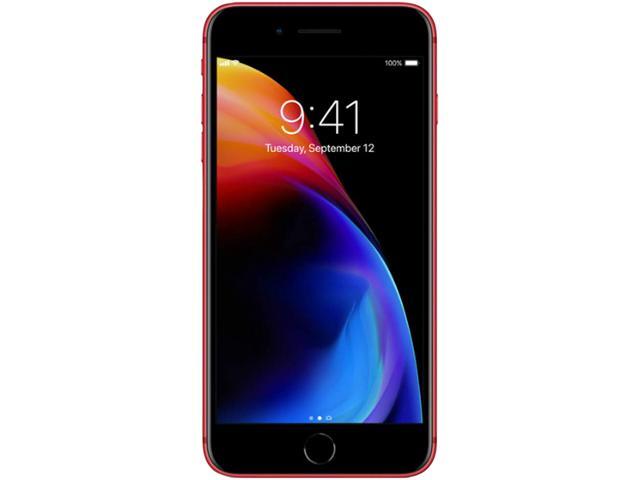Recertified - Apple iPhone 8 Plus 4G LTE Unlocked GSM Phone w/ Dual 12 MP Camera - (Used) 55' Red 256GB 3GB RAM