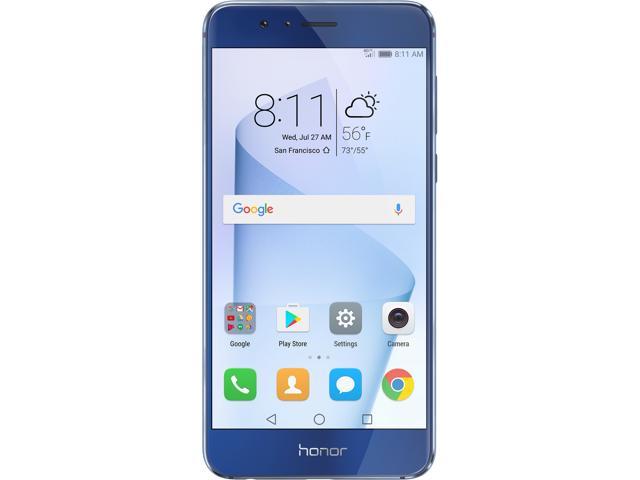 Huawei Honor 8 4G LTE with 32GB Memory Cell Phone (Unlocked) Sapphire blue  FRD-L04 - Best Buy