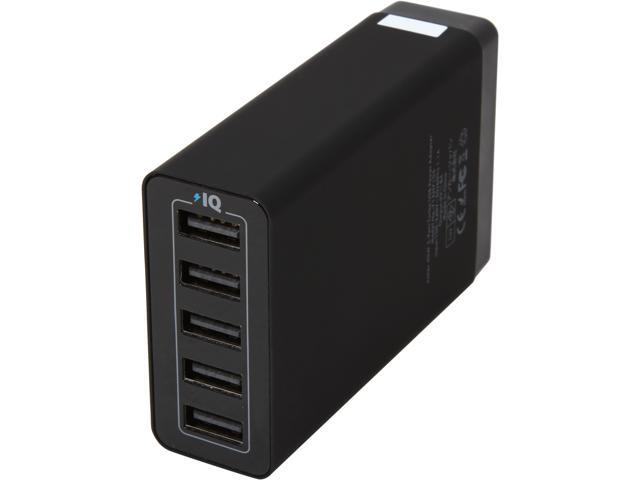 Anker PowerPort 5 40W USB Charger - 5 Ports, Black, Fast Charging