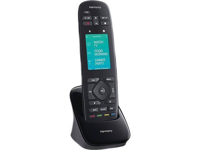 NeweggBusiness - Logitech 915-000237 Harmony Home Touch Screen Remote for 15 and Automation Devices (Black)