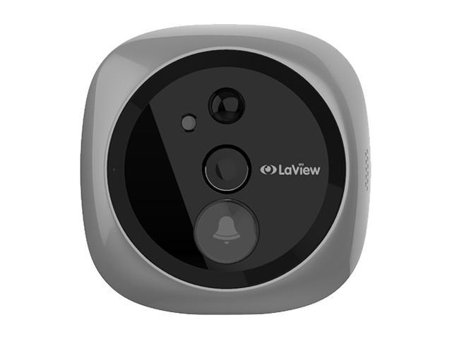 LaView LV-PH121-U Wi-Fi Wireless Doorbell Camera Peephole Camera with LCD  Touch Screen Monitor, Wirefree / Rechargable Battery / Night Vision /  Two-way Audio / Mobile View / No SD Card 