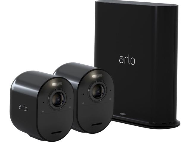 Arlo Ultra 2 Spotlight Camera Kit Wire-Free 4K Video & HDR Color Night Vision 2-Way Audio 6-month battery life Motion Activated 180° View