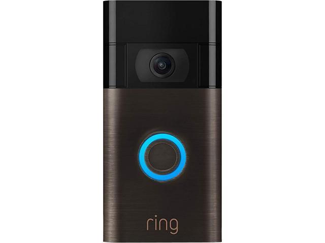 Ring Video Doorbell 2nd Gen, HD 1080P with 2-way Talk and Advanced Motion Detection, Built-in Rechargeable Battery or Connects to Existing Doorbell.