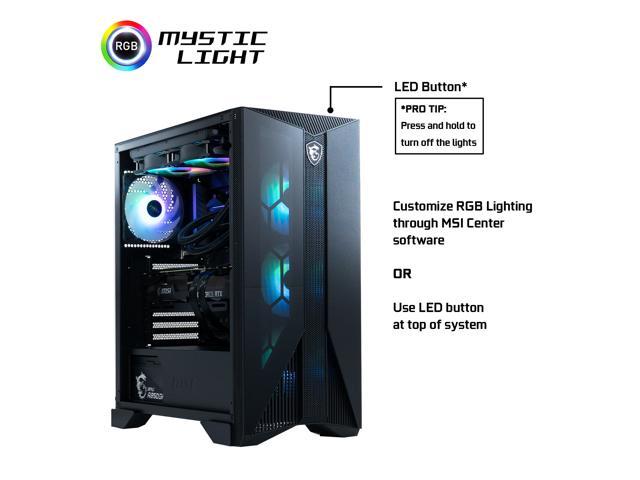 MSI Aegis RS 13NUG-427US Gaming Desktop w / NVIDIA GeForce RTX 4080 16GB  GDDR6 (Core i7-13700KF & Liquid CPU Cooler)