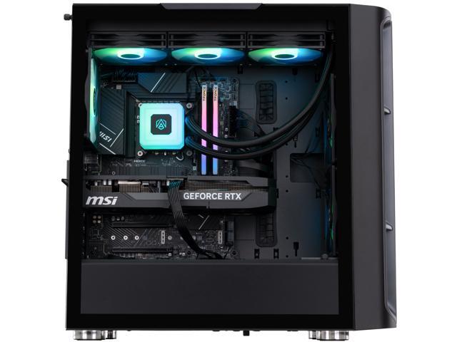 NeweggBusiness - ABS Kaze II Aqua Gaming PC - Windows 11 - Intel