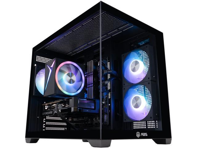 NeweggBusiness - ABS Flux II Aqua Gaming PC - Windows 11 - Intel