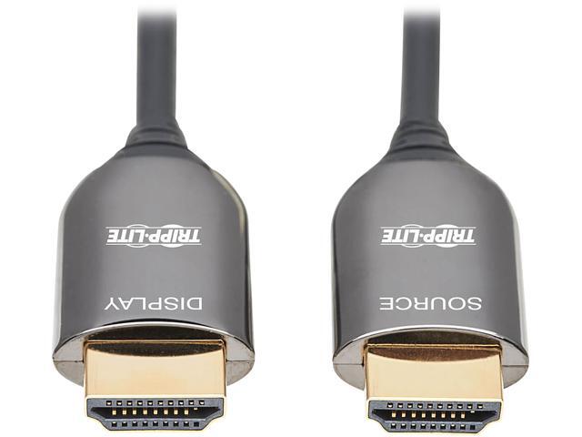 Tripp Lite P568F-15M-8K6 4921 ft (15 m) 8K HDMI Plenum-Rated Fiber Active Optical Cable (AOC) - 8K UHD @ 60 Hz HDR
