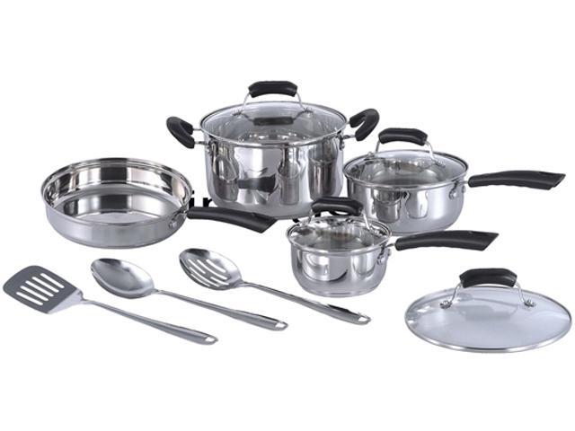 Sunpentown11 Piece Stainless Steel Cookware Set HK-1111
