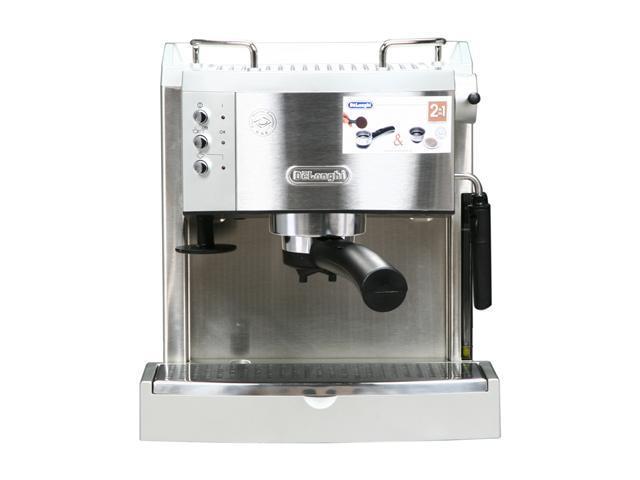 NeweggBusiness DeLonghi EC702 15 Bar Pump Driven Machine Silver