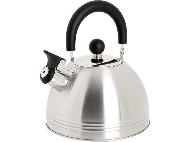 Mr Coffee Carterton 15 Quart Stainless Steel Whistling Tea Kettle Silver 9140802