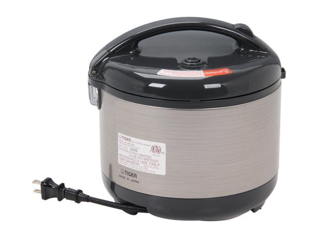 Tiger 3 Cups Rice Cooker and Warmer with Stainless Steel Finish