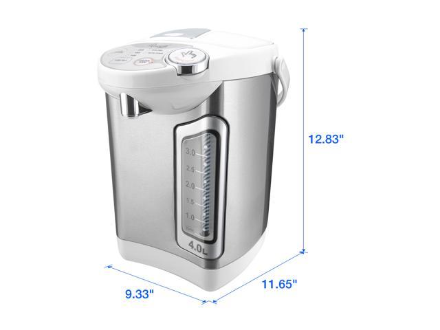 NeweggBusiness - Rosewill Electric Hot Water Boiler and Warmer, 4.0 Liter  Hot Water Dispenser, Stainless Steel | Great for Coffee, Tea, Soup, or Hot  Cereal | White, R-HAP-15002