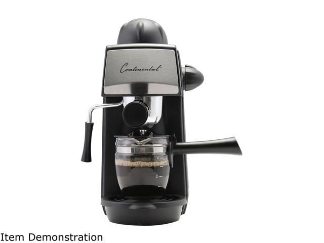 Continental Electric Espresso Maker 5 Pressure Bars, 1 to 4-Cup - BRAND NEW