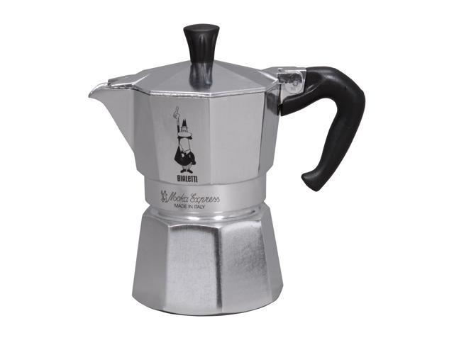 Bialetti 6799 Moka Express 3 Cup Espresso Maker Silver 4185