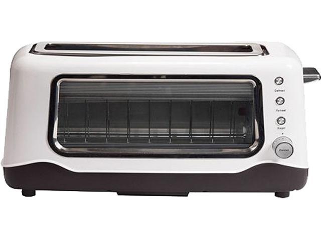 Dash Clear View Toaster - White