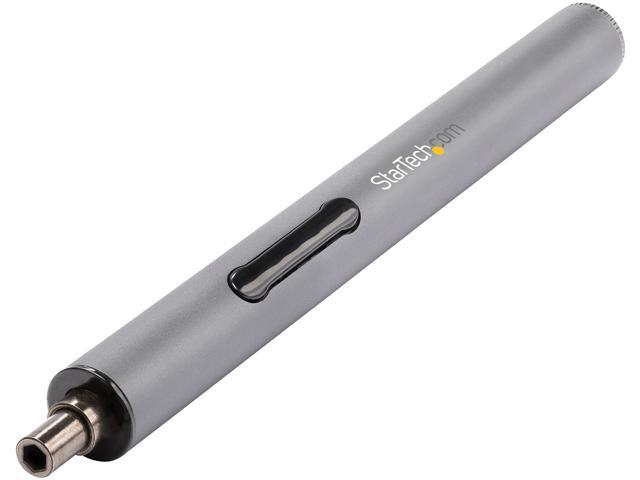 StarTechcom 20-Bit Electric Precision Screwdriver Set - Portable/Mini Battery Powered Bit Driver Kit for Electronic Laptop Computer Tablet & 