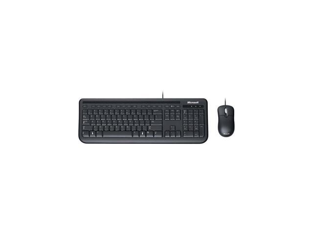Microsoft Wired Desktop 600 APB-00002 Black USB Wired Standard Keyboard & Mouse