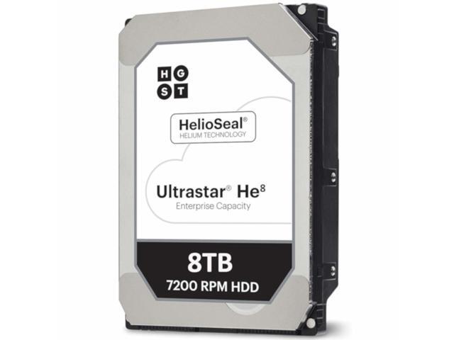HGST Ultrastar He8 HDD 8TB 7200 RPM SATA 60Gb/s 35-Inch 128MB Cache ISE 512e Helium Data Center Hard Drive HUH728080ALE600 0F25729