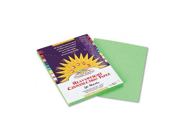 Pacon 8103 SunWorks Construction Paper Heavyweight 9 x 12 Light Green 50 Sheets