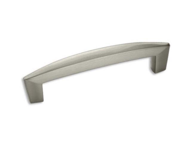 Creased Bow 3-3/4 in (96 mm) Center-to-Center Satin Nickel Cabinet Pull