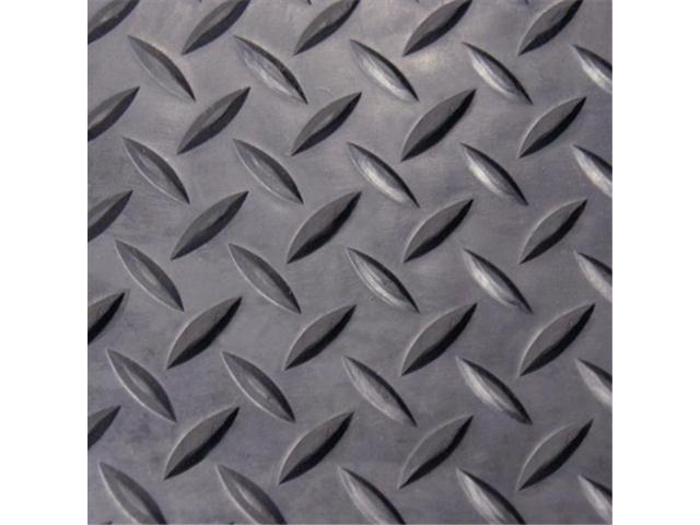 Diamond Plate Rubber Flooring Rolls 3mm x 4ft Wide Rolls