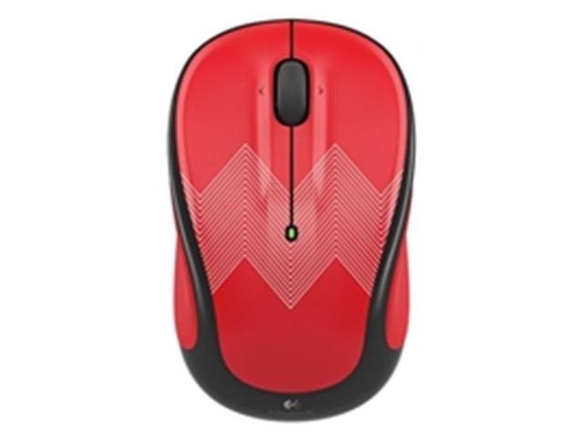 Logitech M325C Wireless Mouse - Red Zigzag