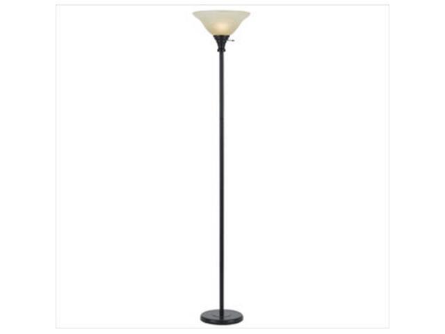 Cal Lighting BO-213-DB 150 W 3 Way Torchiere With Glass Shade Dark Bronze Finish