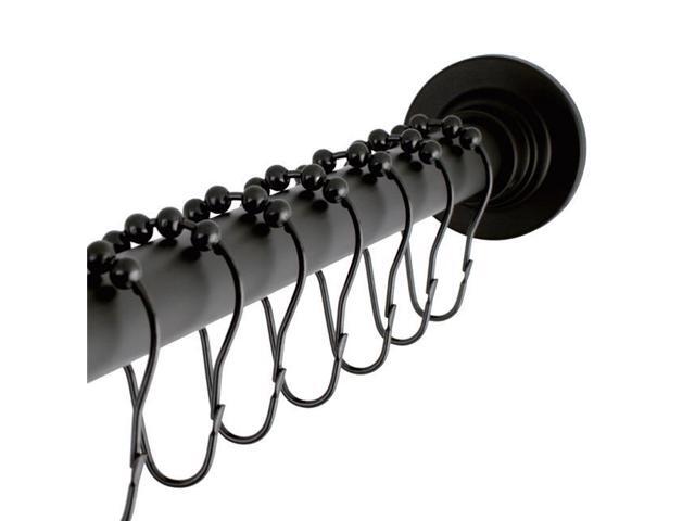 Kingston Brass SCC3115 Adjustable Shower Rod & Shower Ring Set Oil Rubbed Bronze