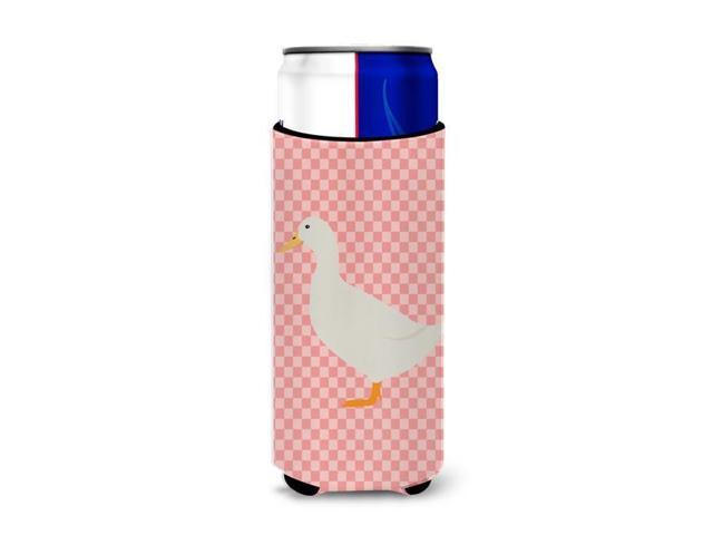 American Pekin Duck Pink Check Michelob Ultra Hugger for slim cans BB7860MUK