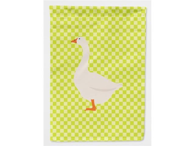 Embden Goose Green Flag Garden Size BB7718GF